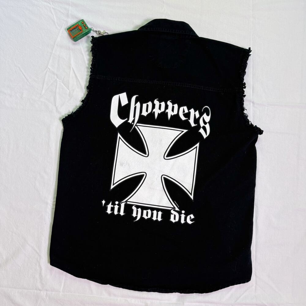 Y2K Choppers Biker Motorcycle Sleeveless Shirt - M